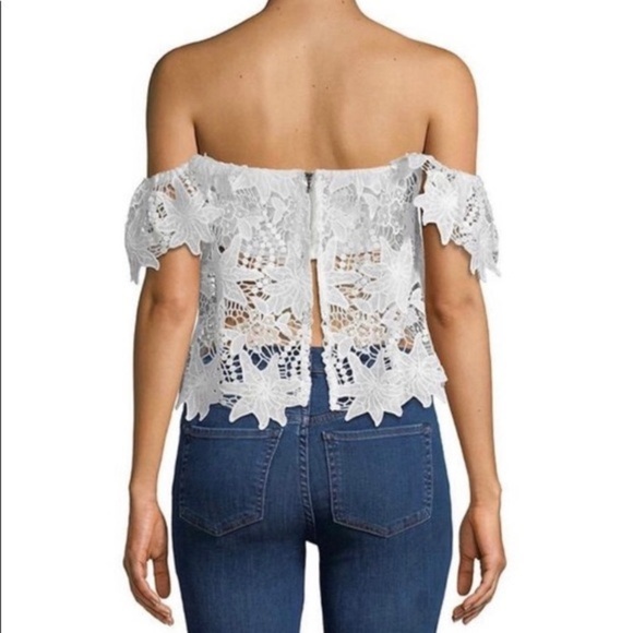 ASTR the Label Adela Off the Shoulder Lace Top - Picture 4 of 9